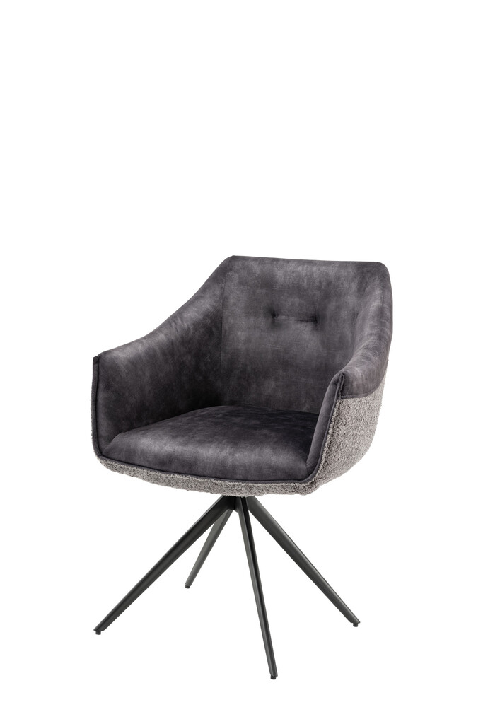 Esszimmer Drehstuhl Arizona mit Bouclette & Velvet Bild 3