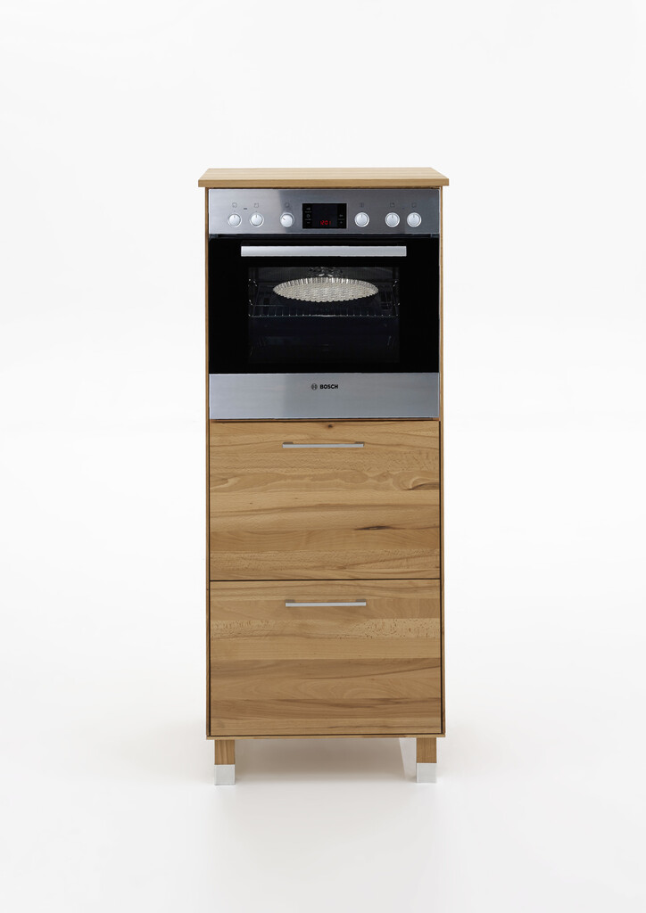 TPT Herdumbau-Hochschrank mit 2 Schüben für Massivholz Küche Preview Image