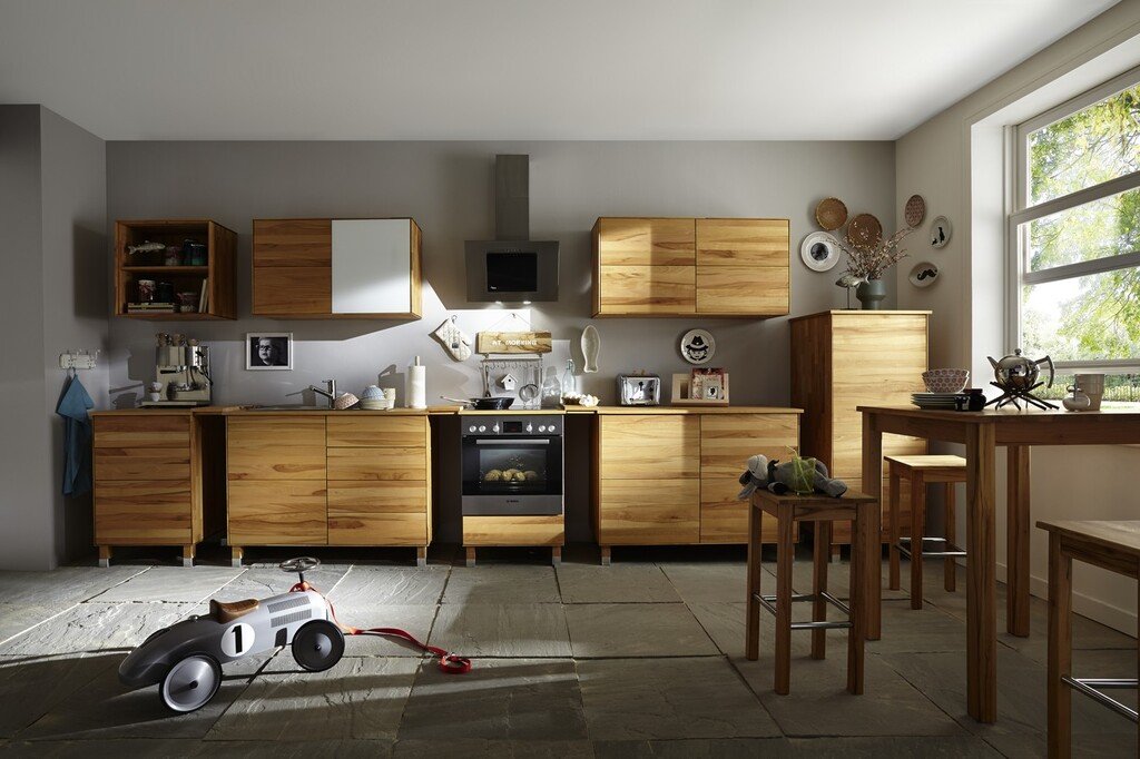 TPT Herdumbau-Unterschrank ohne Schub für Massivholz Küche Preview Image