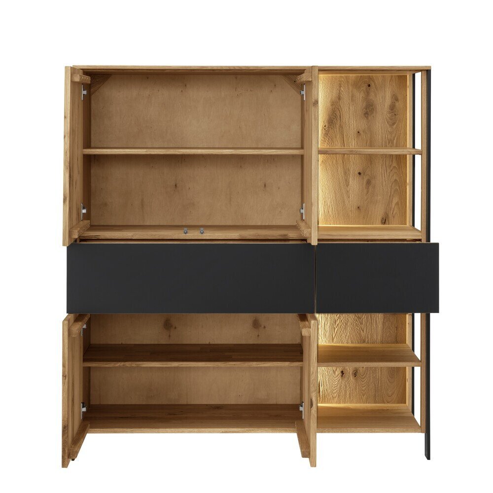 Highboard Boston aus Wildeiche Bild 2