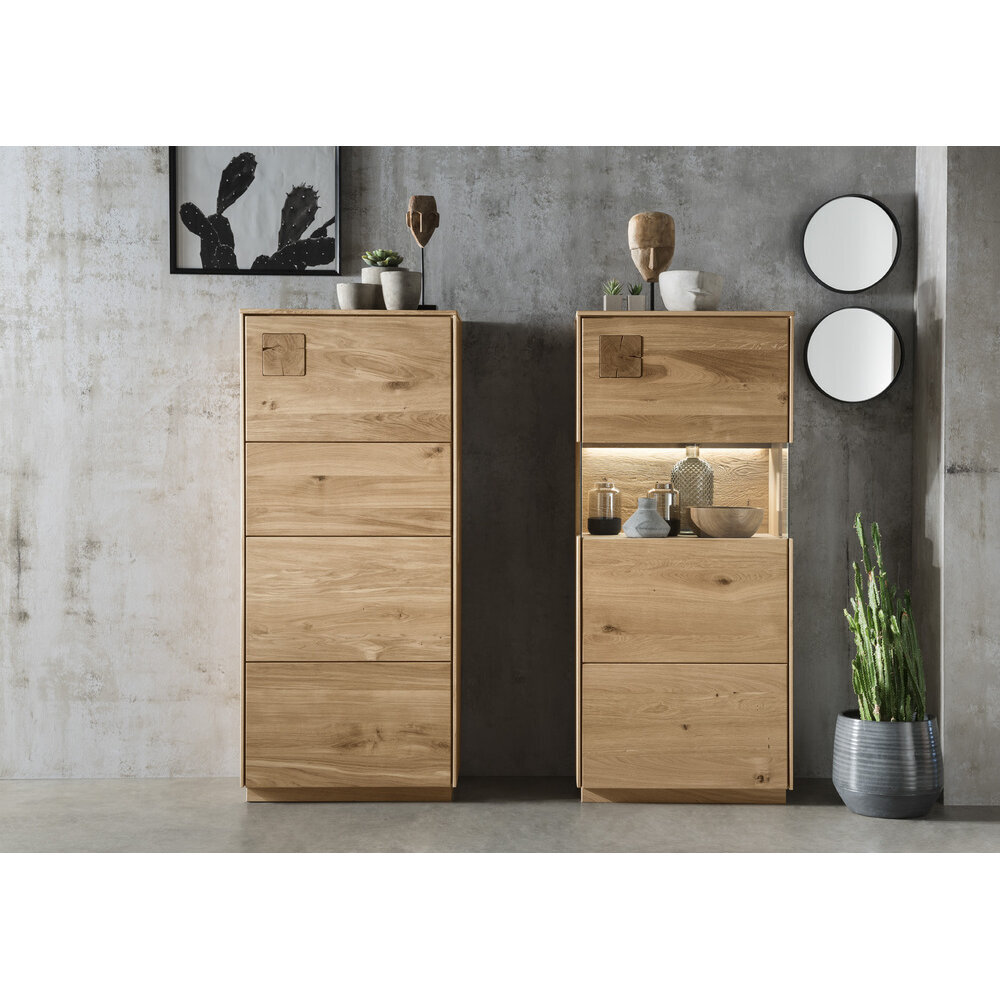 Highboard I mit Glaseinsatz und Beleuchtung Davos Bild 4