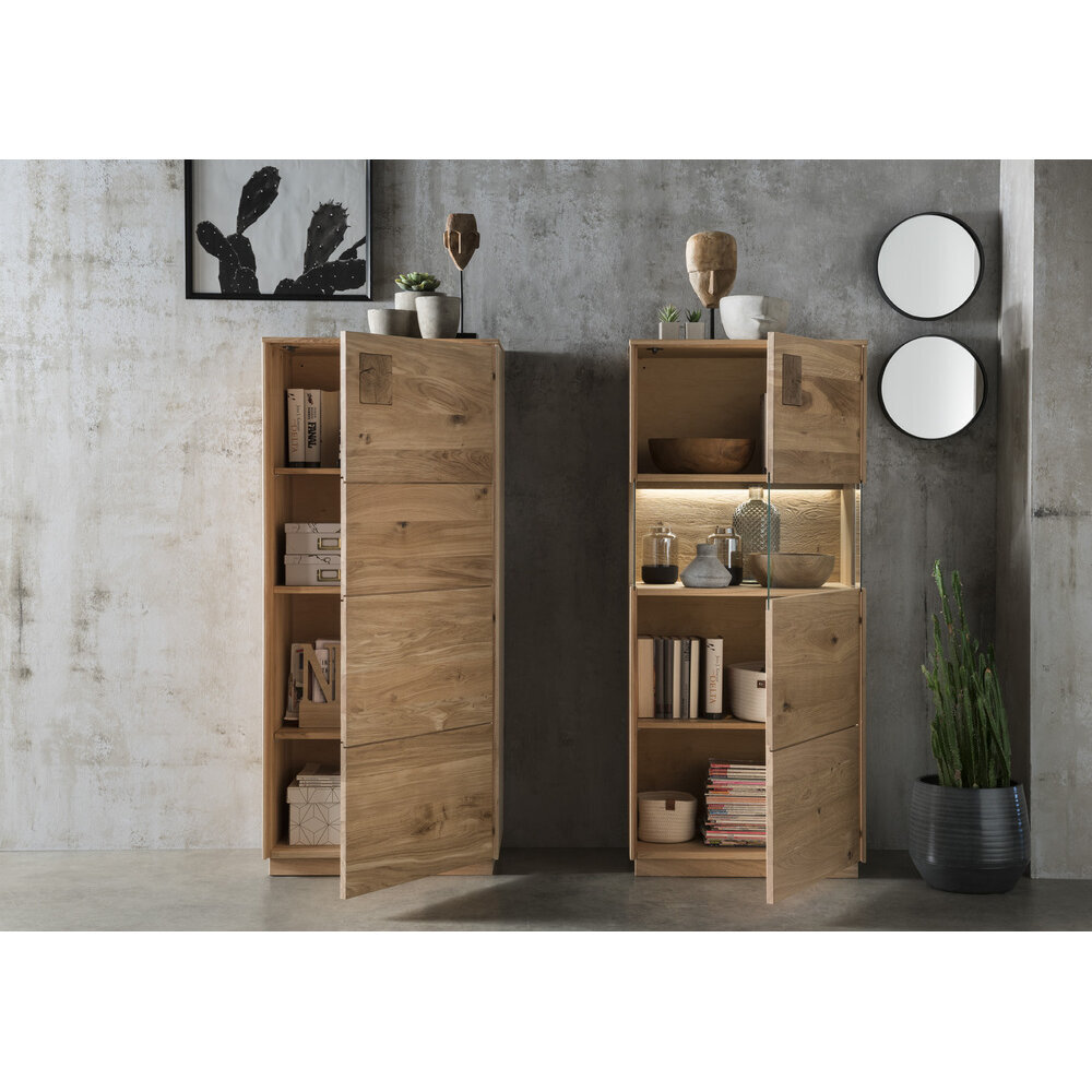 Highboard I mit Glaseinsatz und Beleuchtung Davos Bild 3