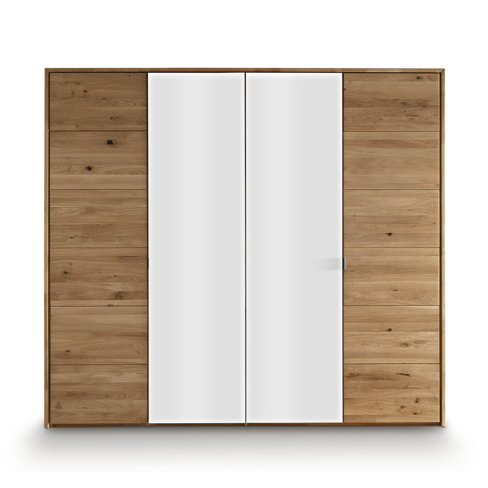 TPT Kleiderschrank Holstebro mit Weißglas – Skandinavischer Traum für Dein Schlafzimmer Bild 2