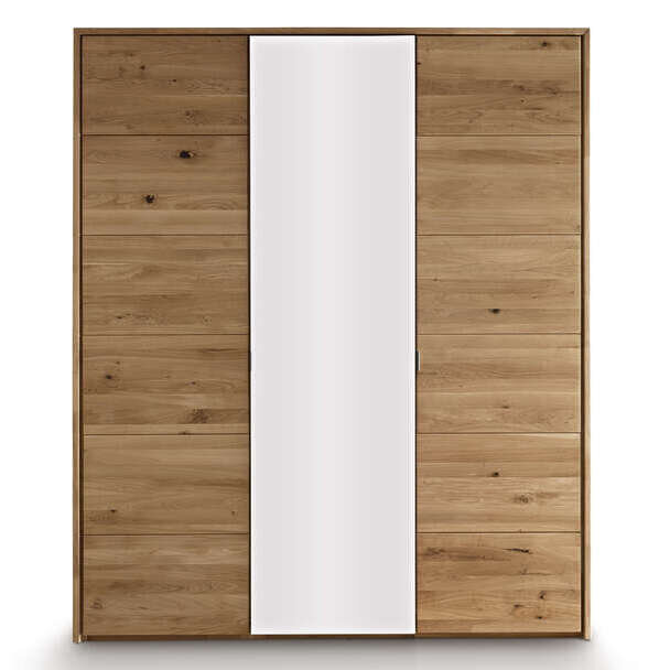 TPT Kleiderschrank Holstebro mit Weißglas – Skandinavischer Traum für Dein Schlafzimmer Bild 3