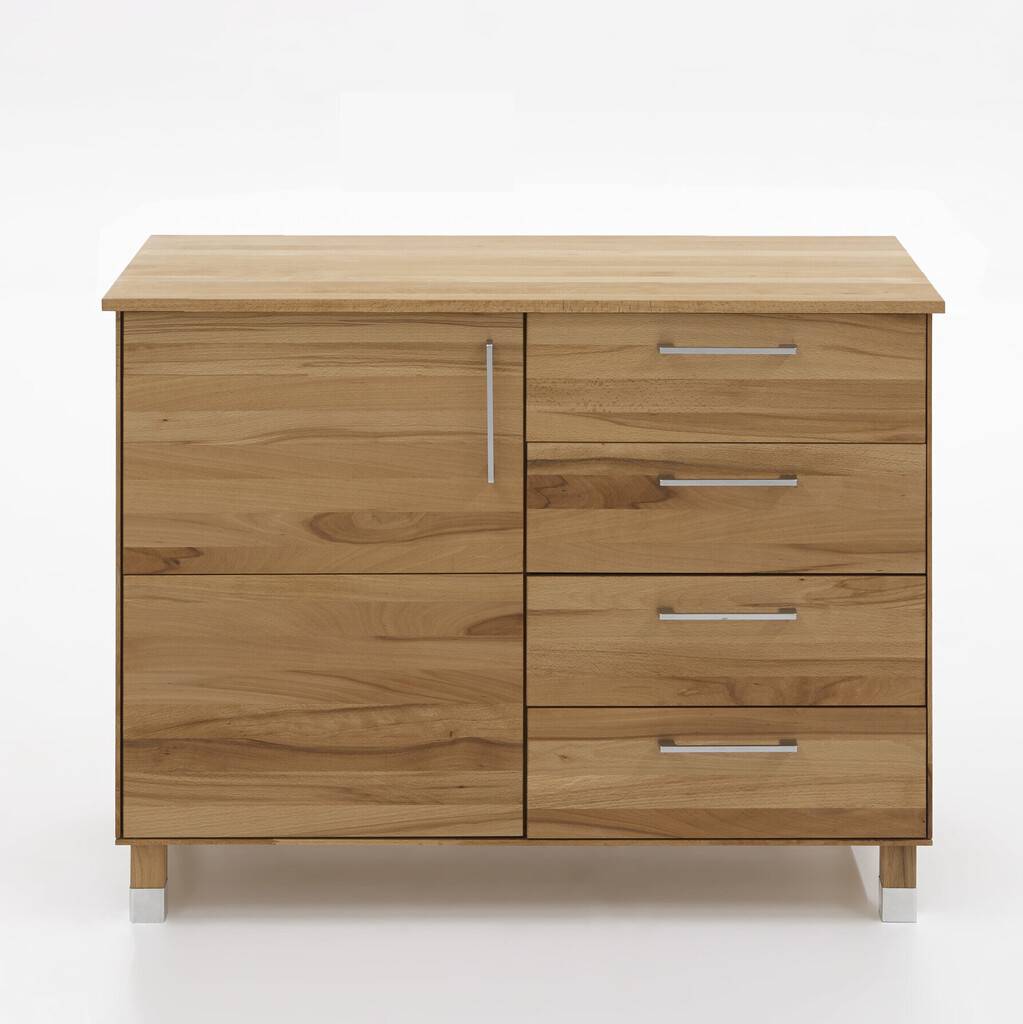 TPT Kombi-Unterschrank Tür links & Schübe für Massivholz Küche Preview Image