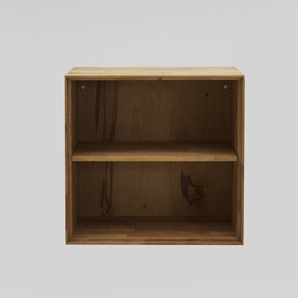 TPT Küchen Hängeschrank offen mit Zwischenboden, Massivholz Bild 2
