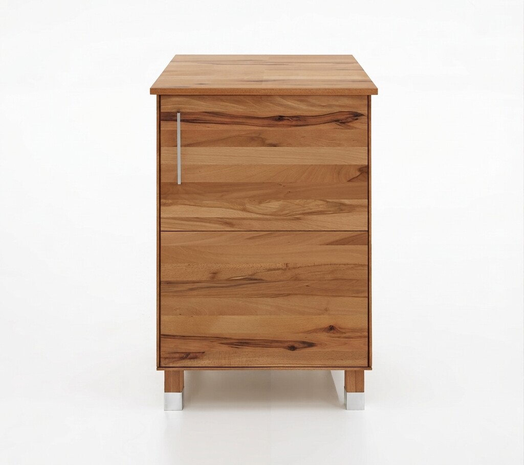 Küchen-Unterschrank mit Tür Massivholz Bild 2