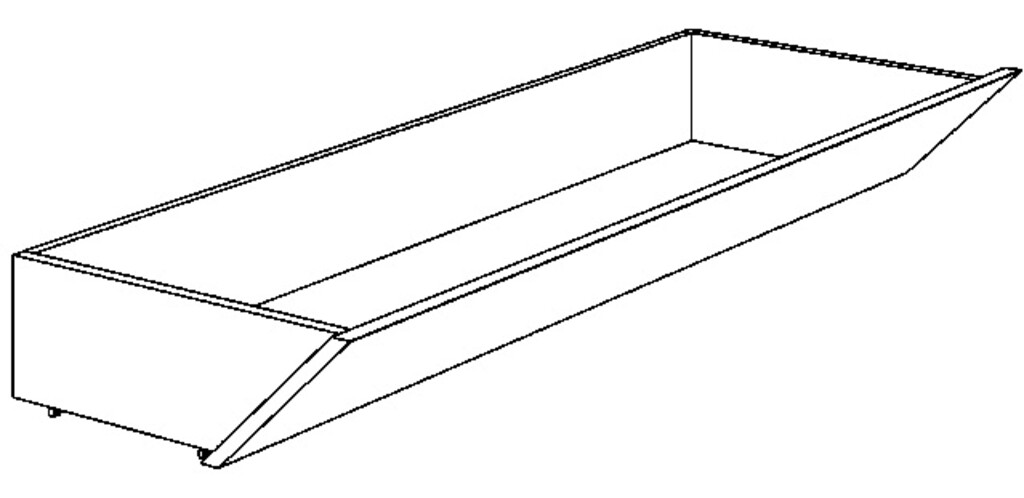 Massivholz-Bettschubkasten aus Wildeiche Bild 2