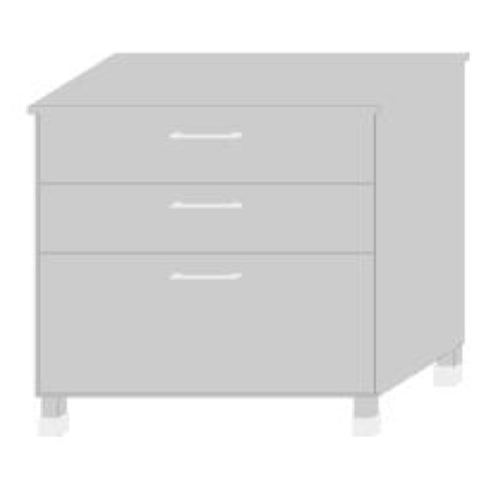 TPT Schubladen-Unterschrank 3 Auszüge für Massivholz Küche Bild 3