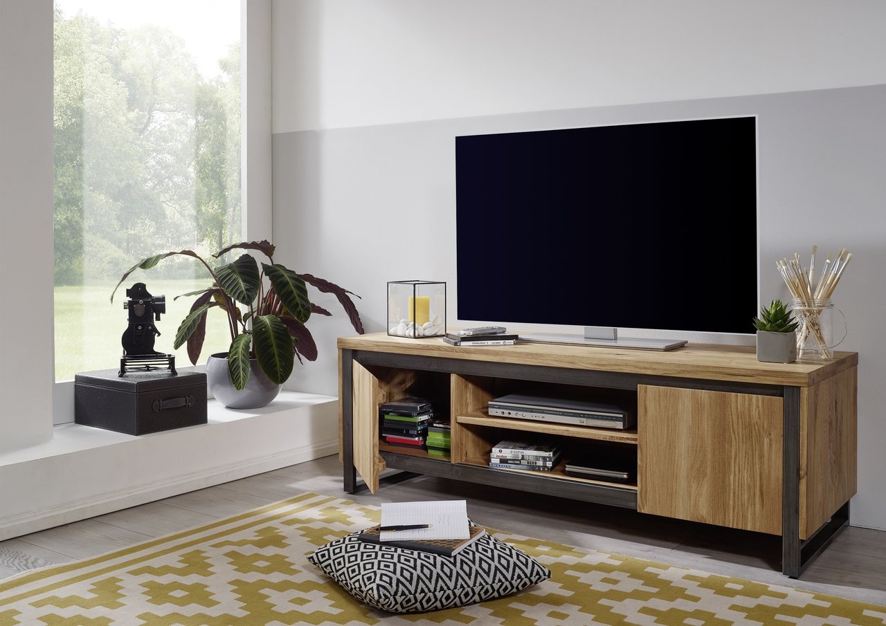 TV Board Byrum Massive Akazie Bild 2