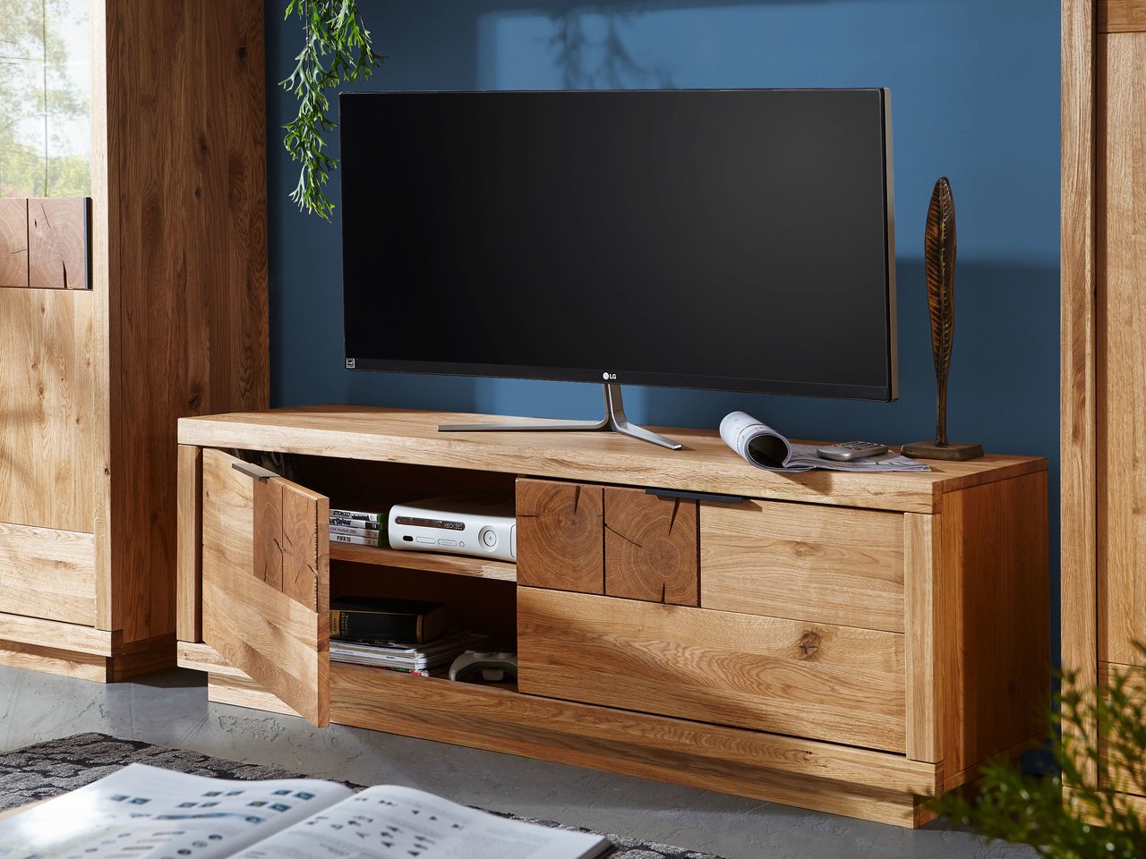 TV Element I Hulsig Massive Wildeiche Bild 2