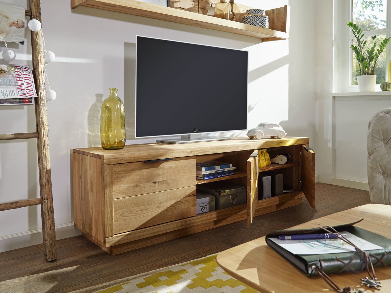 TV Element II Hulsig Massive Wildeiche Bild 2