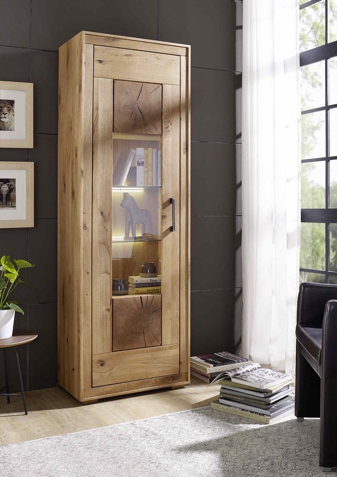 Vitrine I Arvika aus massiver Wildeiche Preview Image