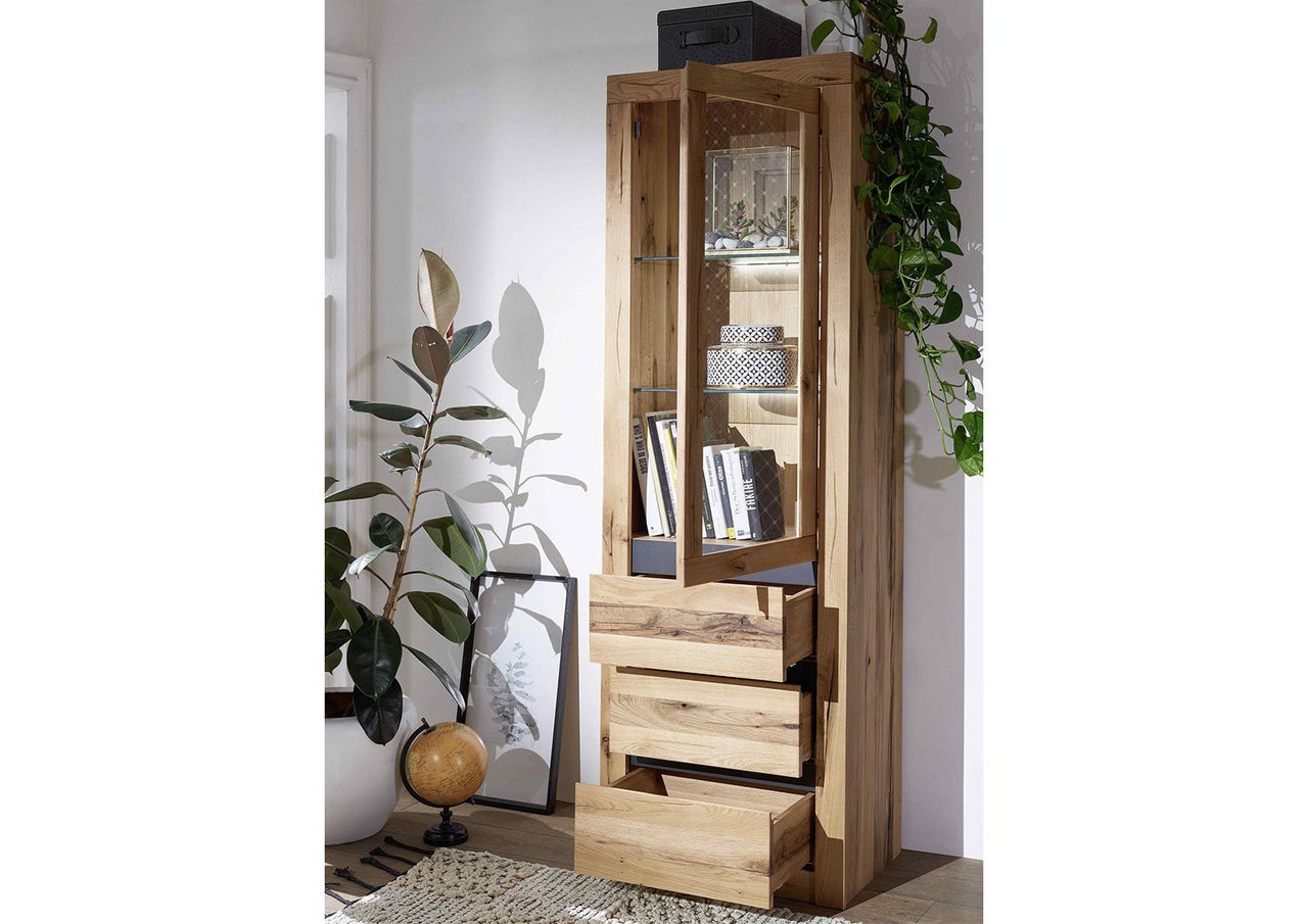 Vitrine II Kristiansand aus massiver Wildeiche Bild 2