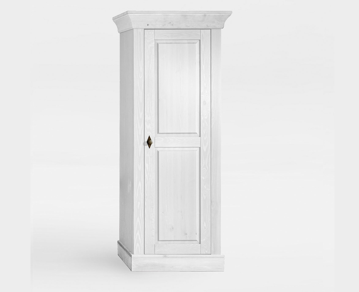 Massivholz Vitrine mit Holztür Bergen Landhausstil Preview Image