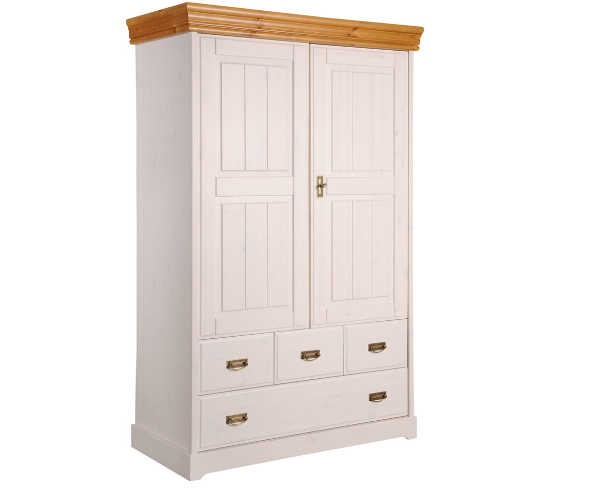 Wäscheschrank skandinavisch weiß Bild 2