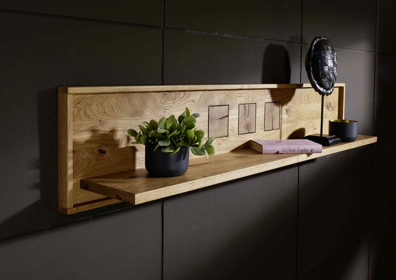 Wandboard Arvika aus massiver Wildeiche Bild 2