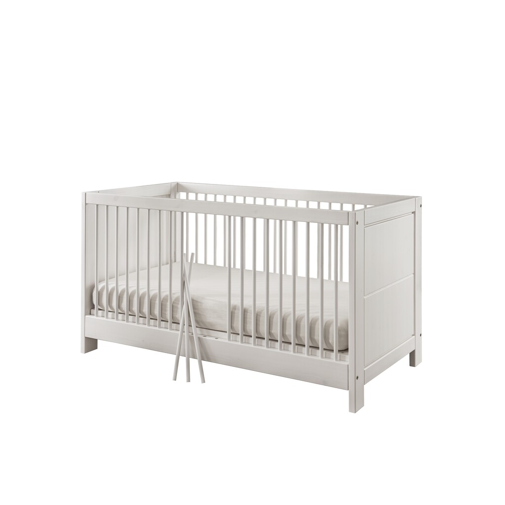 Wohnglücklich Babybett Vita aus massiver Kiefer Bild 2