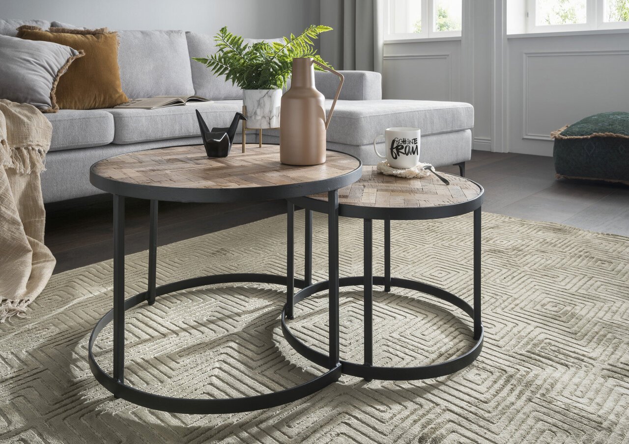 Couchtisch Happy aus recyceltem Teakholz Preview Image