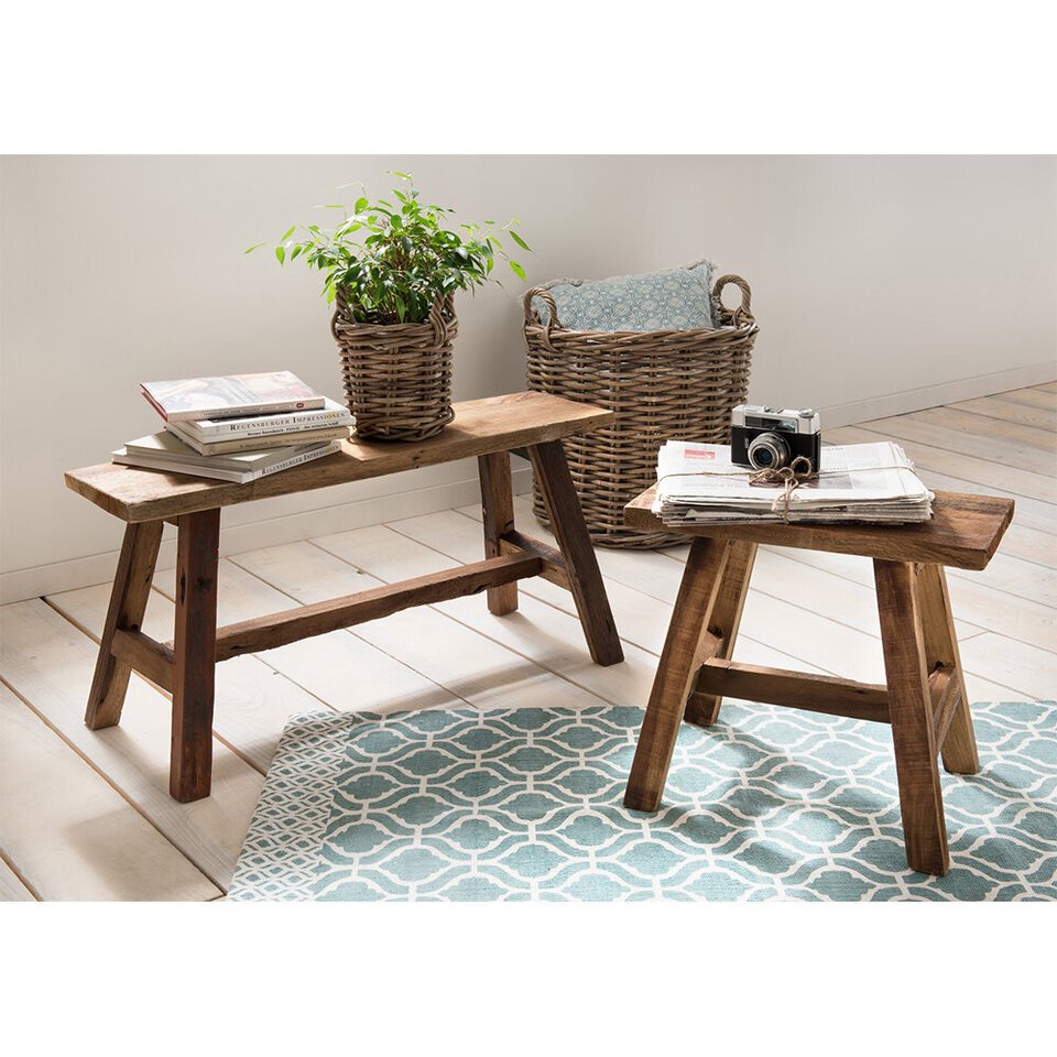 Dekobank aus recyceltem Naturholz Preview Image