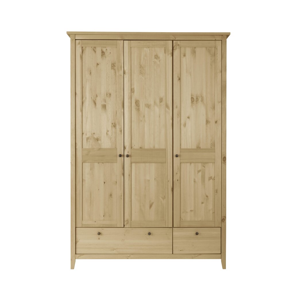 Drehtüren Kleiderschrank Solvita aus massiver Kiefer Bild 4