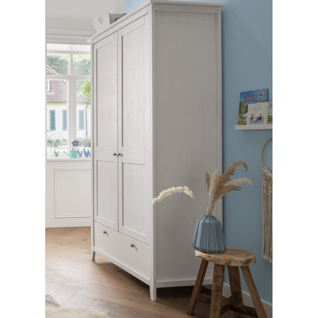 Drehtüren Kleiderschrank Solvita aus massiver Kiefer Bild 3