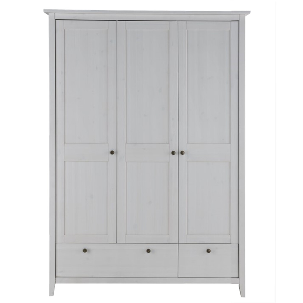 Drehtüren Kleiderschrank Solvita aus massiver Kiefer Bild 5
