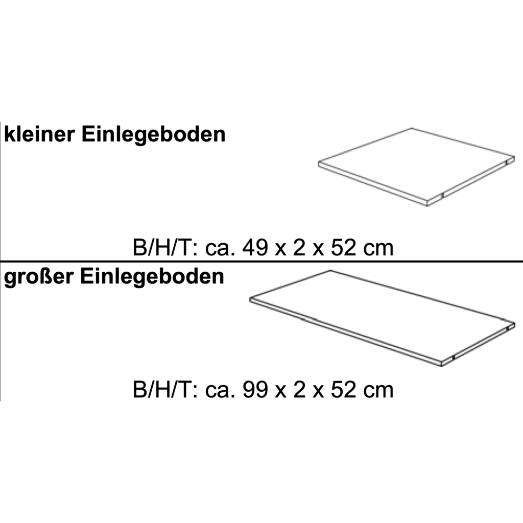 Einlegeboden für Vita Kleiderschrank Bild 3