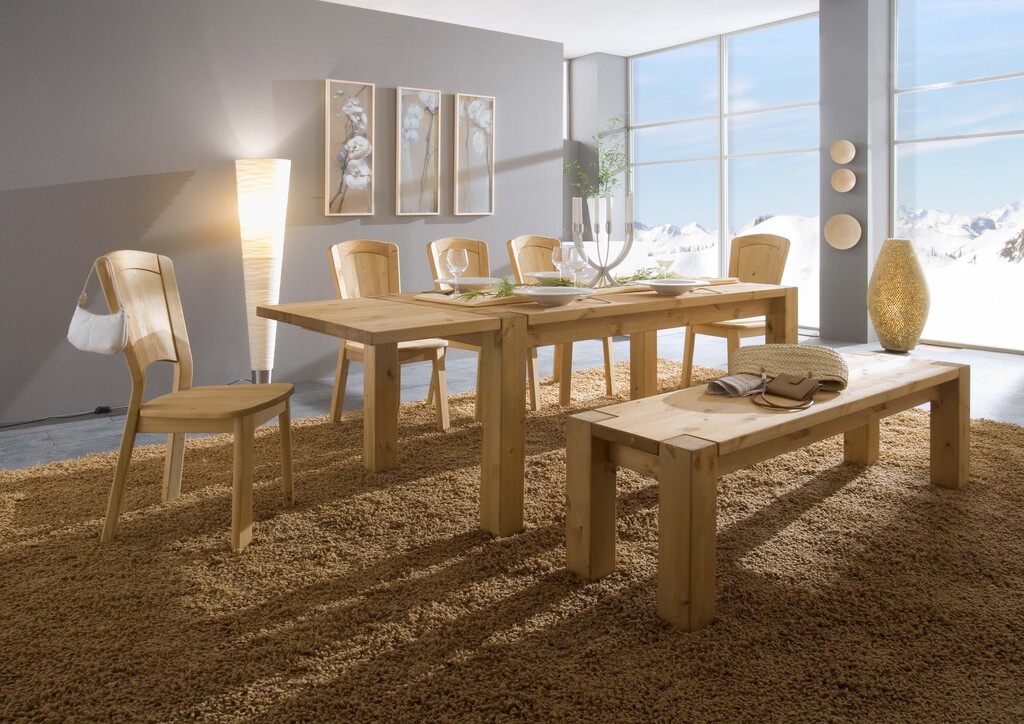 Wohnglücklich Massivholz Esstisch Vita Kiefer Preview Image