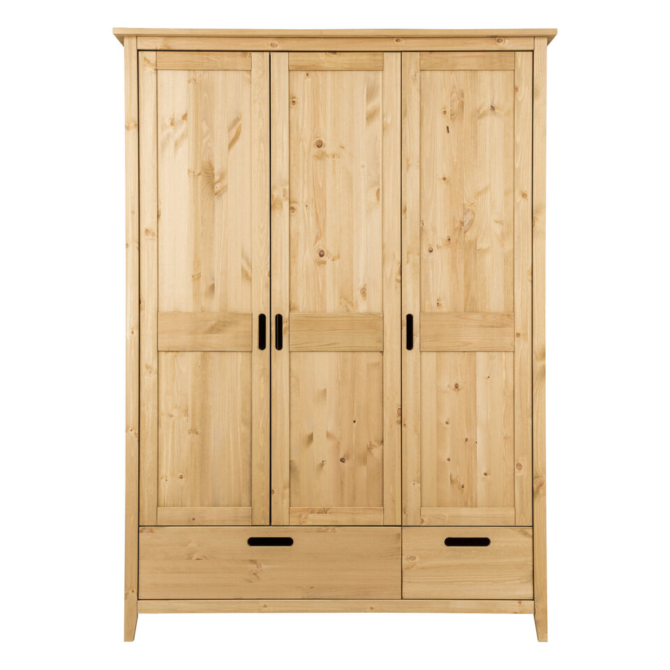 Infans Kleiderschrank 3-türig Solvita aus massiver Kiefer Bild 2