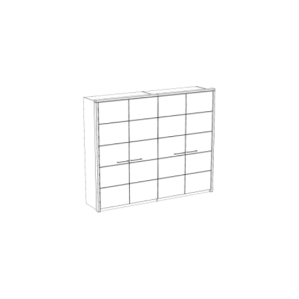 Wohnglücklich Kleiderschrank Vita mehr-türig Kiefer Massiv Bild 8