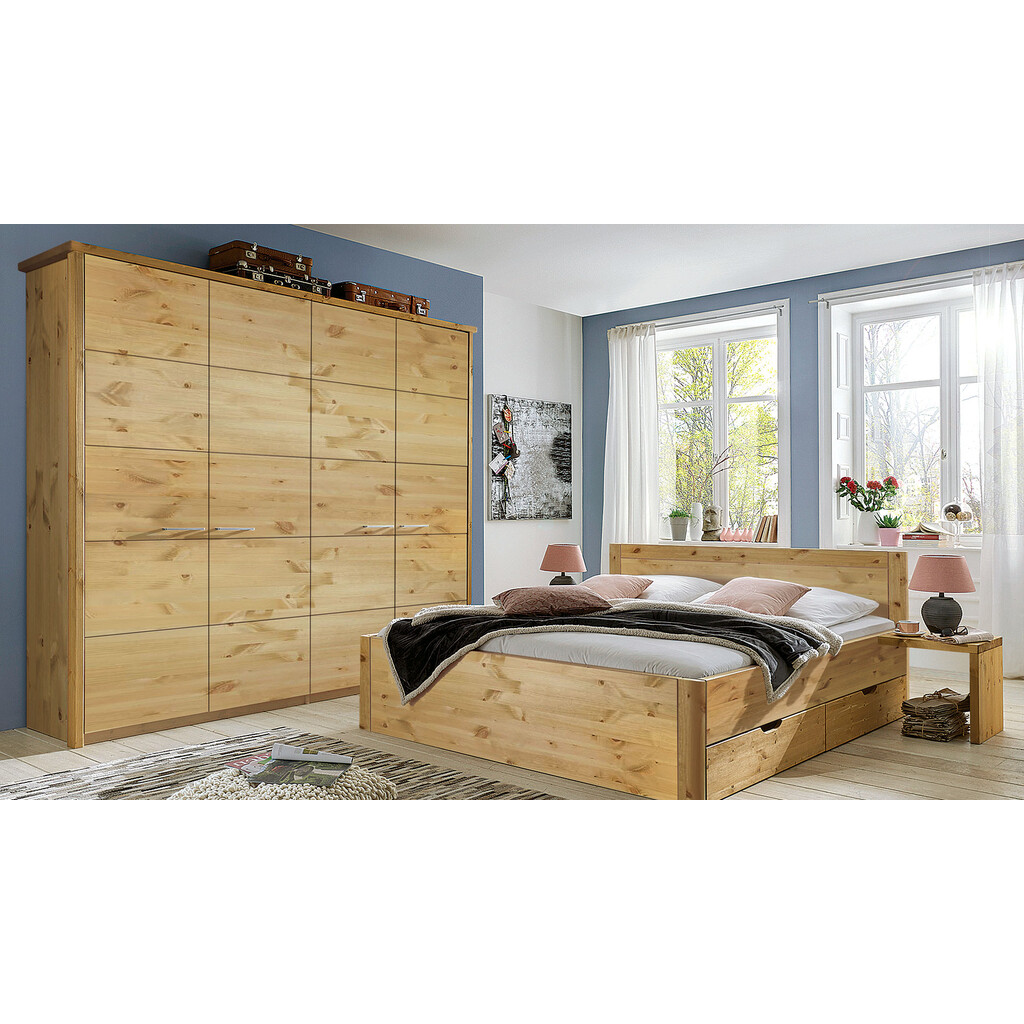 Wohnglücklich Kleiderschrank Vita mehr-türig Kiefer Massiv Bild 3