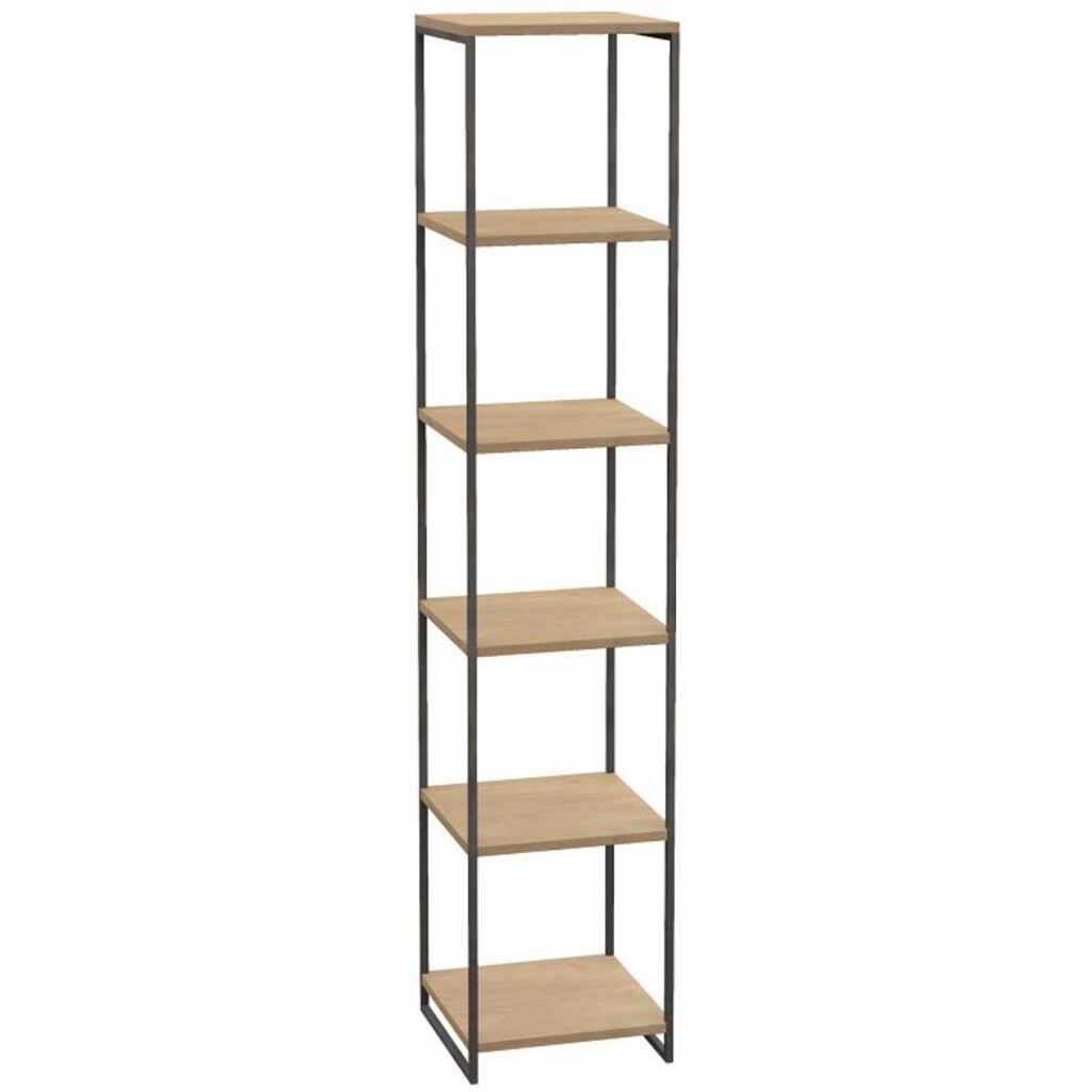 Offenes Regal 40 cm Lissabon aus massiver Wildeiche Bild 2