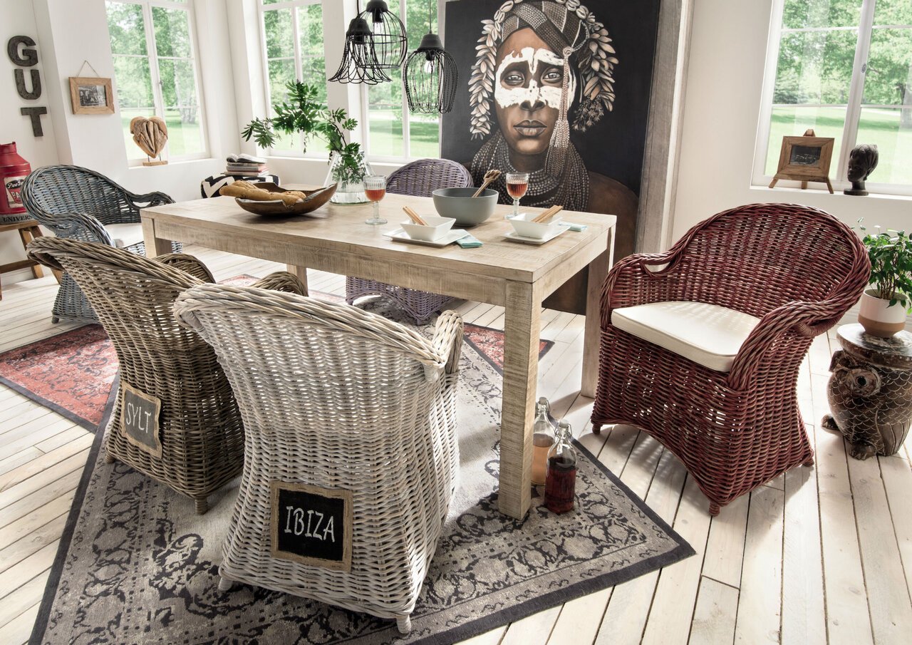 Rattan-Sessel inkl. Sitzkissen PALMA Bild 3