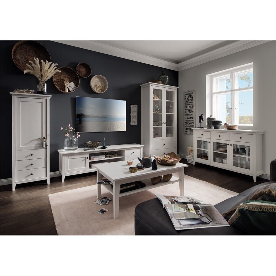 TV Lowboard I Solvita aus massiver Kiefer Bild 3