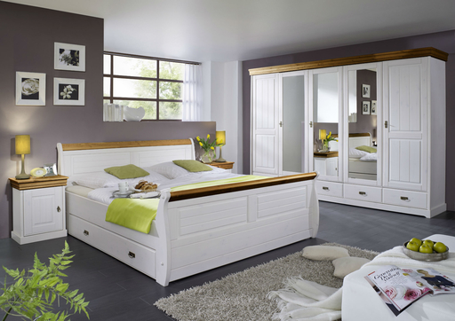 Impressionen zu G&K Doppelbett Kiefer skandinavisch Skandic, Bild 3