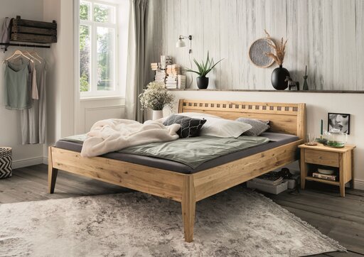 Impressionen zu Forestales Komplettbett Modesto Stabverleimt aus Esche, Bild 1