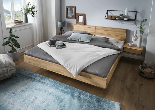 Impressionen zu Forestales Komplettbett Roseville Parkettverleimt aus Esche, Bild 1