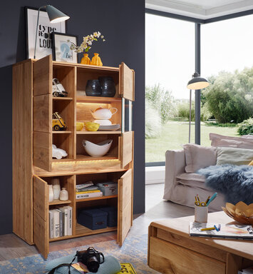 Impressionen zu G&K Highboard II Ella geölt, Bild 2