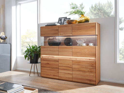 Impressionen zu G&K Highboard III Ella geölt, Bild 3