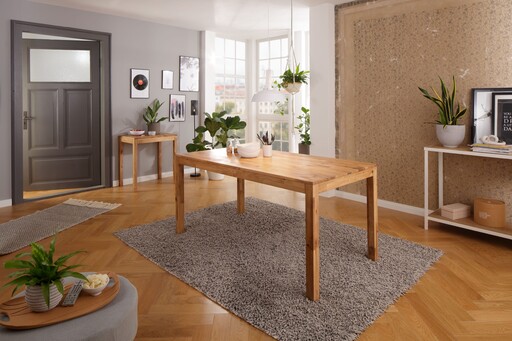 Impressionen zu G&K Tisch-Serie Farum aus Wildeiche Massivholz, Bild 4