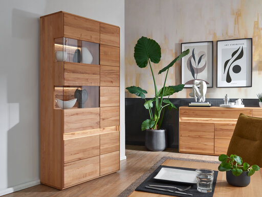 Impressionen zu G&K Vitrine II Ella geölt, Bild 3