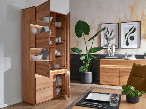 Impressionen zu G&K Vitrine II Ella geölt, Bild 4