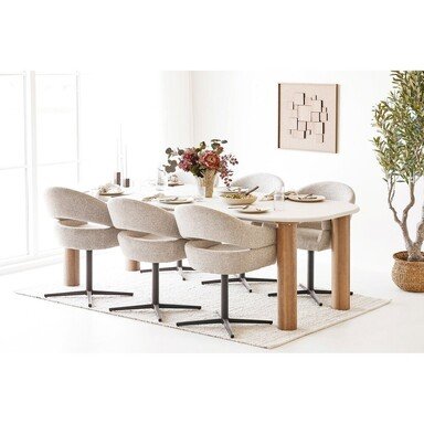 Impressionen zu House Nordic Fondi Esstisch Cement Look 100 x 240 cm, Bild 1