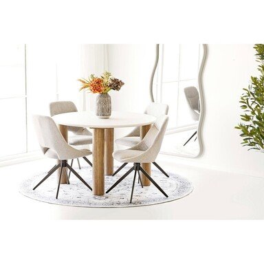 Impressionen zu House Nordic Esstisch Fondi Cment Look rund Ø 120 cm, Bild 2