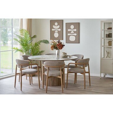 Impressionen zu House Nordic Levanto Armlehnenstuhl Sand, Bild 1