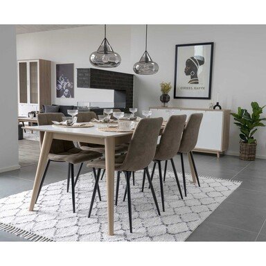 Impressionen zu House Nordic Esszimmerstuhl Middelfart Mikrofaser, Bild 3