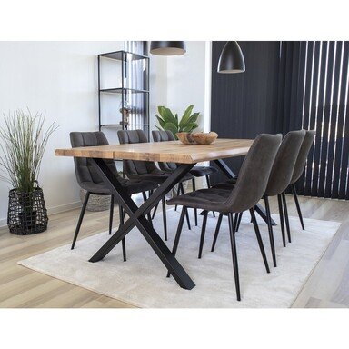Impressionen zu House Nordic Esszimmerstuhl Middelfart Mikrofaser, Bild 6