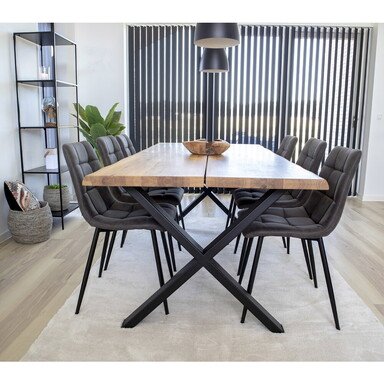 Impressionen zu House Nordic Esszimmerstuhl Middelfart Mikrofaser, Bild 8