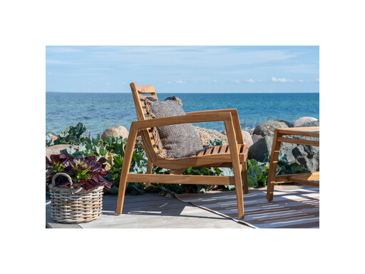 Impressionen zu House Nordic Santander Lounge Set aus Teakholz, Bild 1